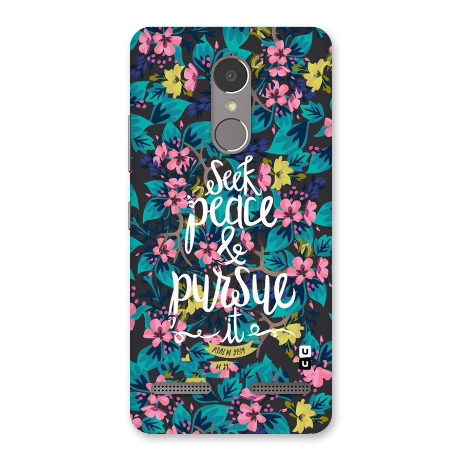 Seek Peace Back Case for Lenovo K6
