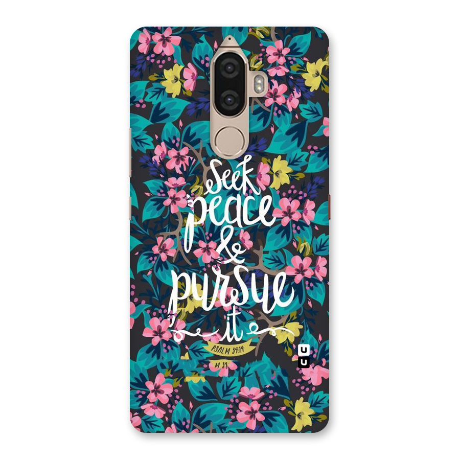 Seek Peace Back Case for Lenovo K8 Note