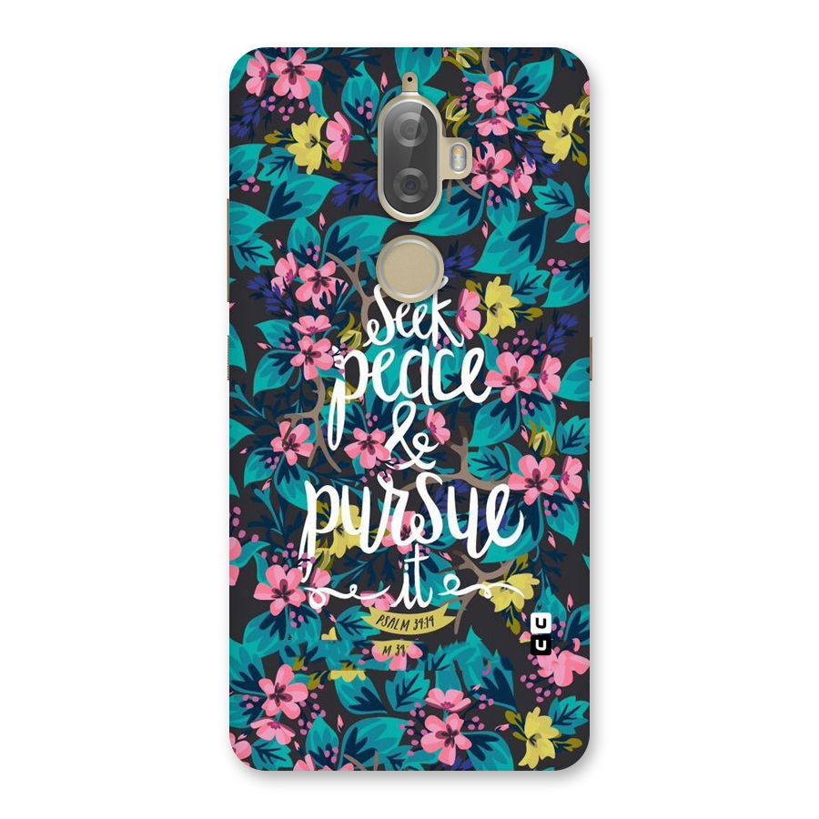Seek Peace Back Case for Lenovo K8 Plus
