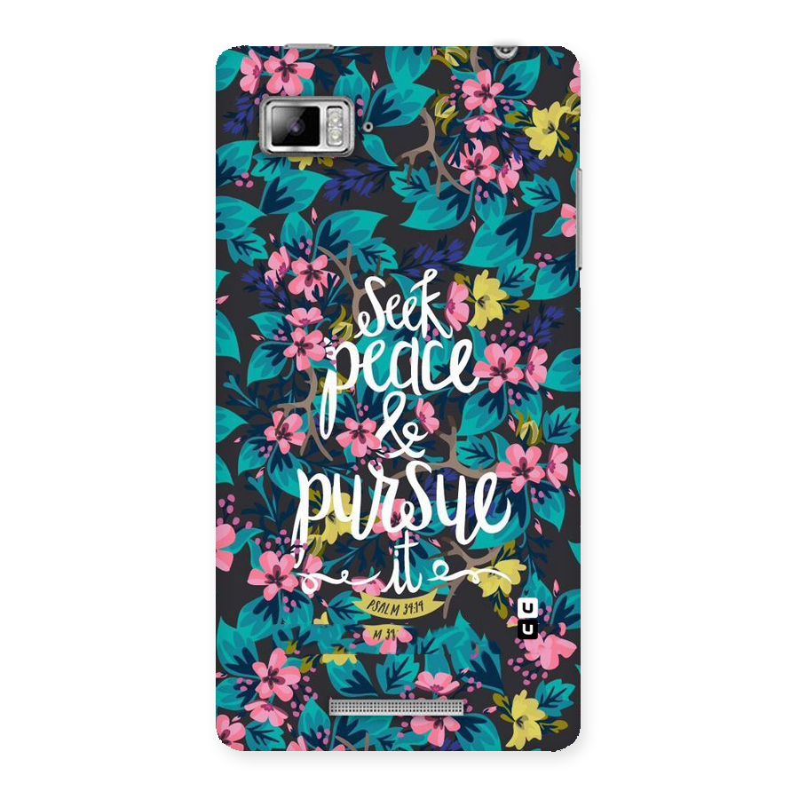 Seek Peace Back Case for Lenovo Vibe Z K910