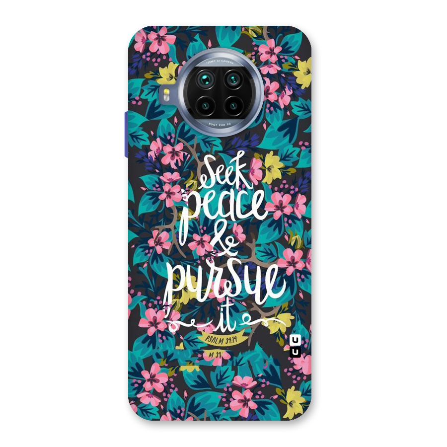 Seek Peace Back Case for Mi 10i