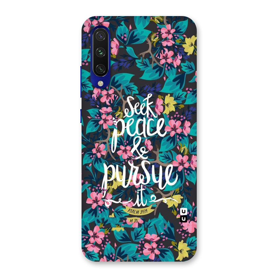 Seek Peace Back Case for Mi A3