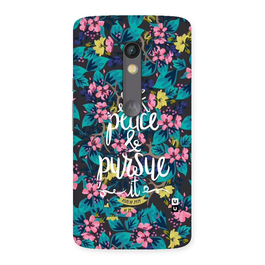 Seek Peace Back Case for Moto X Play