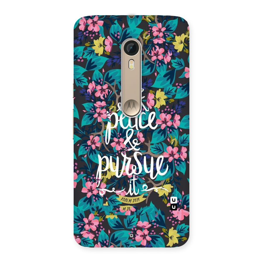 Seek Peace Back Case for Motorola Moto X Style