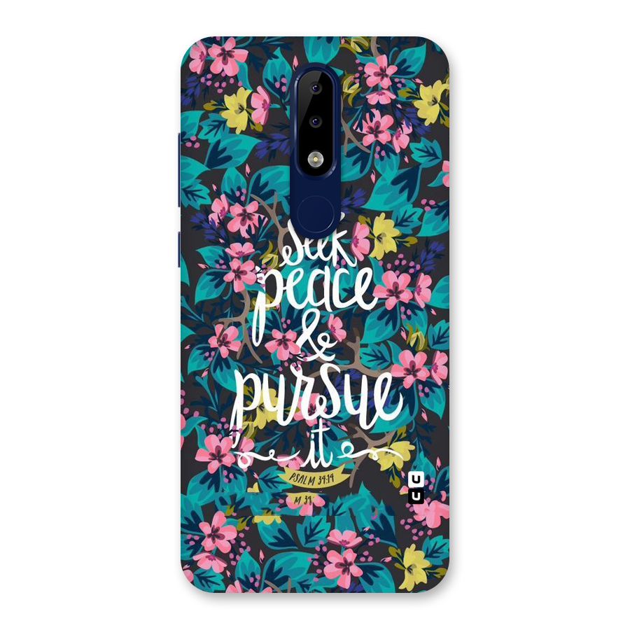Seek Peace Back Case for Nokia 5.1 Plus