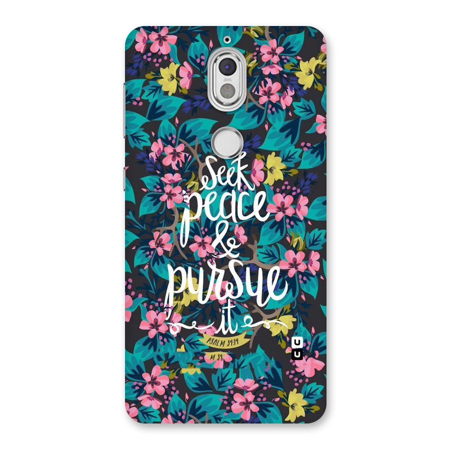 Seek Peace Back Case for Nokia 7