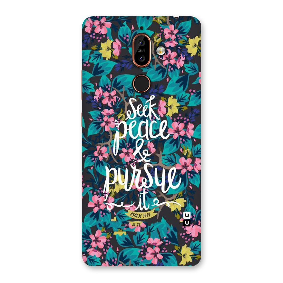 Seek Peace Back Case for Nokia 7 Plus