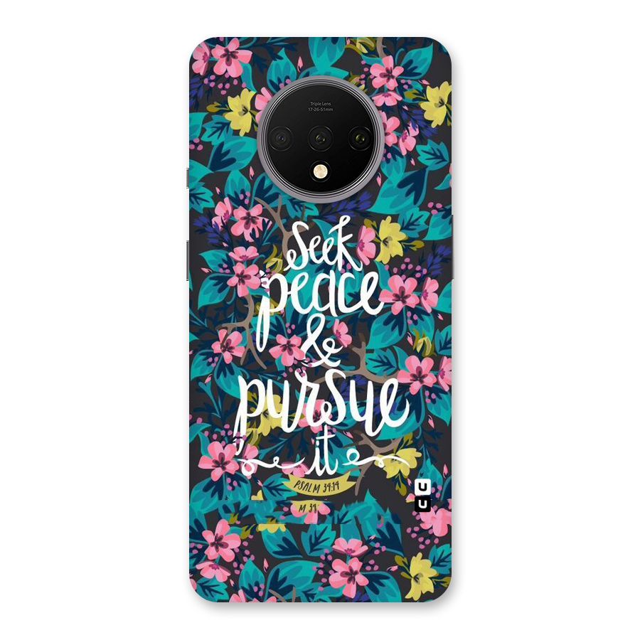 Seek Peace Back Case for OnePlus 7T