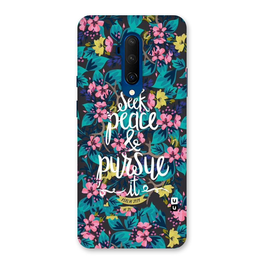 Seek Peace Back Case for OnePlus 7T Pro