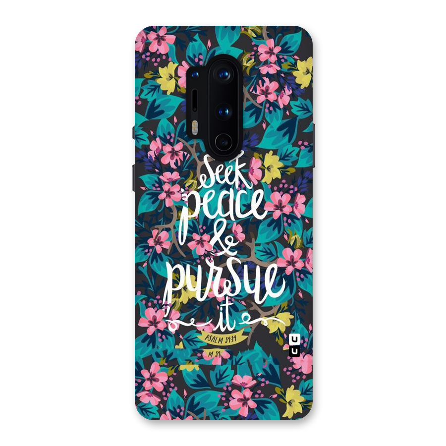 Seek Peace Back Case for OnePlus 8 Pro