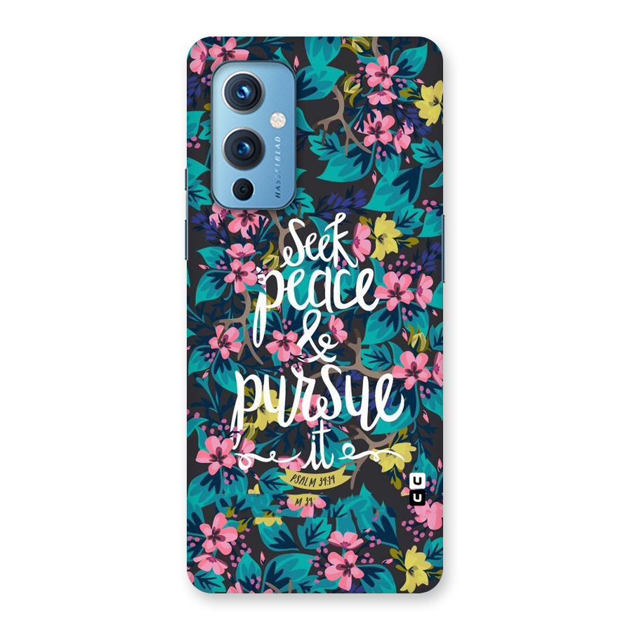 Seek Peace Back Case for OnePlus 9