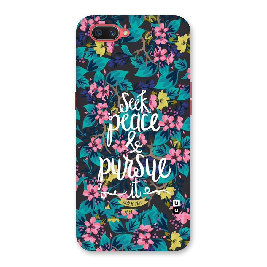 Seek Peace Back Case for Oppo A3s