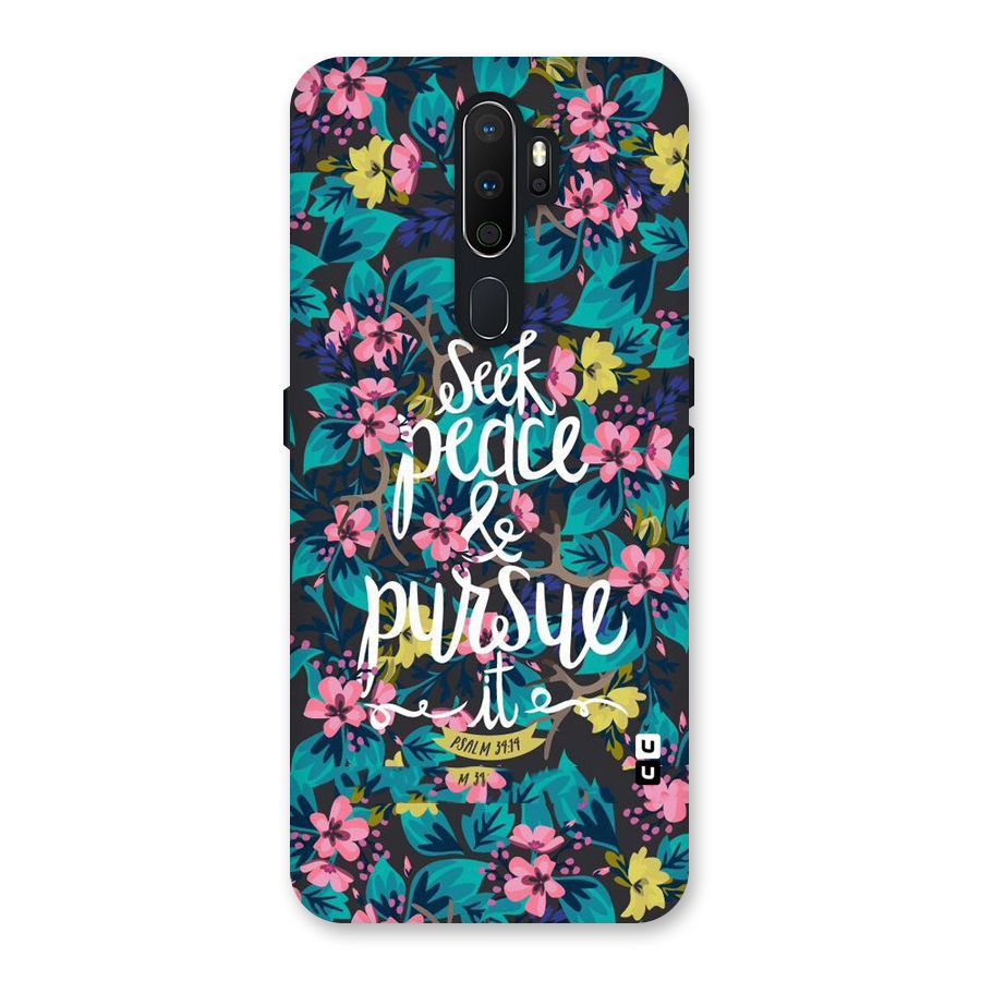Seek Peace Back Case for Oppo A5 (2020)