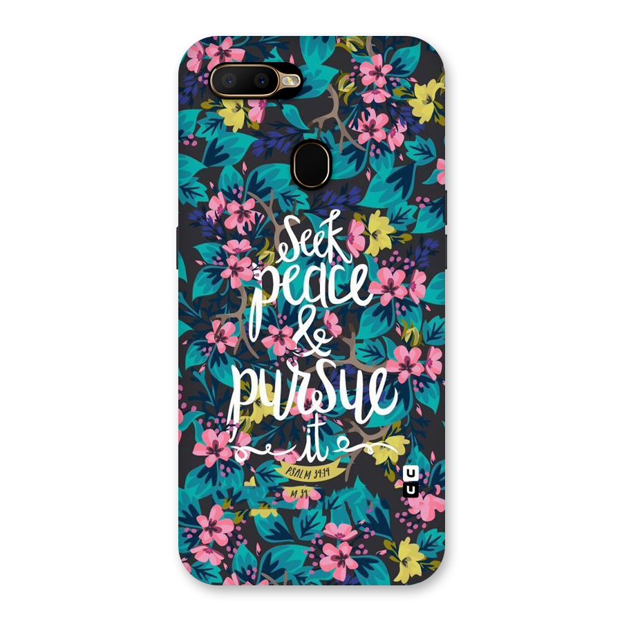 Seek Peace Back Case for Oppo A5s