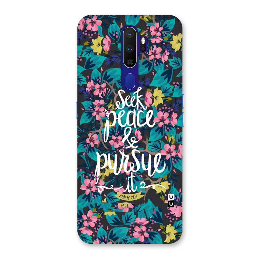 Seek Peace Back Case for Oppo A9 (2020)