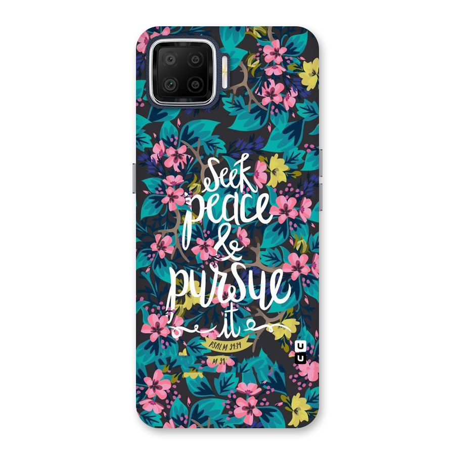 Seek Peace Back Case for Oppo F17