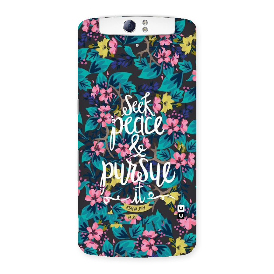 Seek Peace Back Case for Oppo N1
