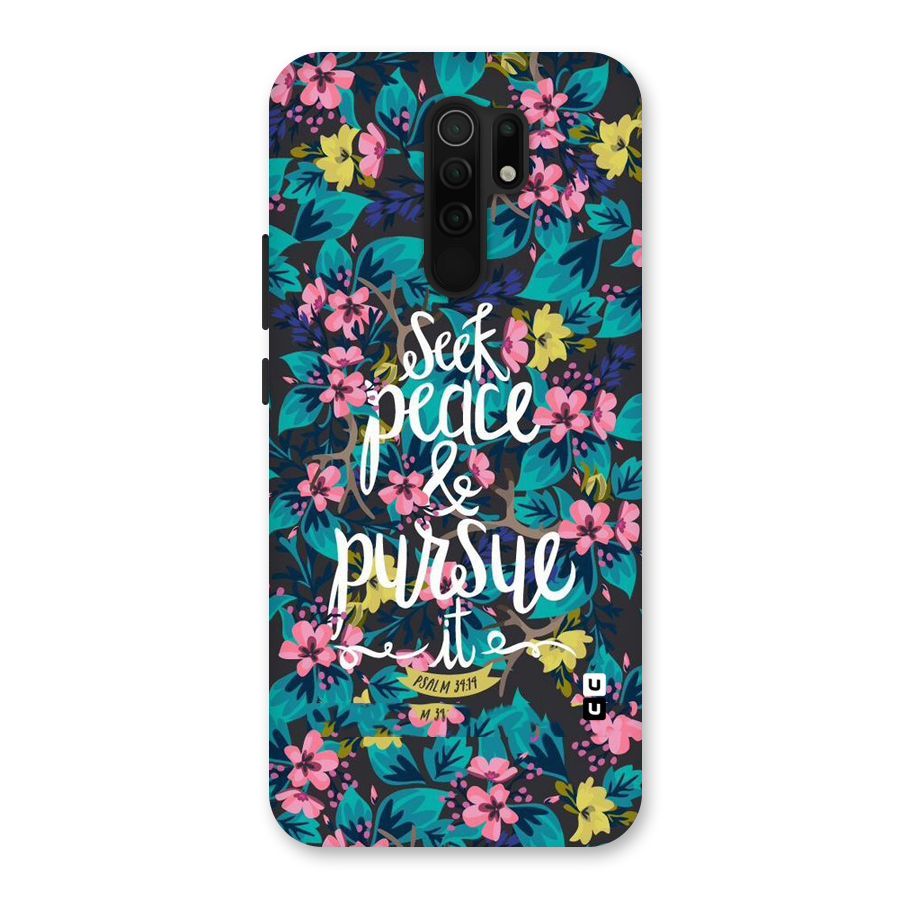 Seek Peace Back Case for Poco M2