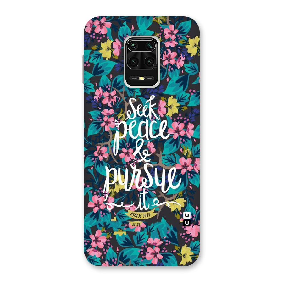 Seek Peace Back Case for Poco M2 Pro