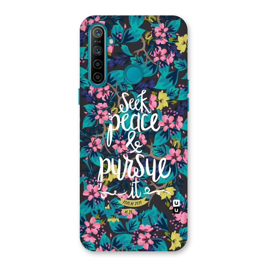 Seek Peace Back Case for Realme 5i