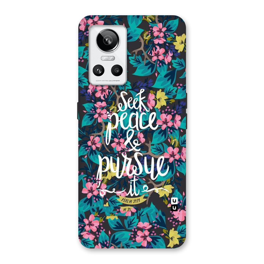 Seek Peace Back Case for Realme GT Neo 3