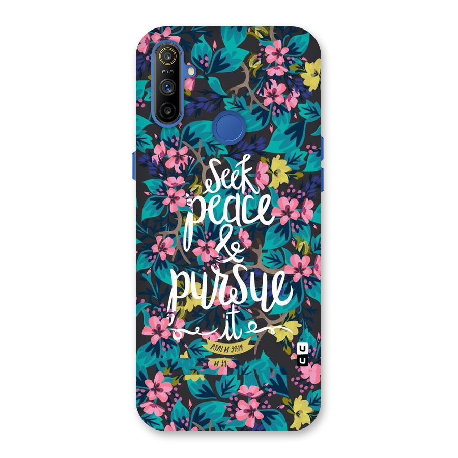 Seek Peace Back Case for Realme Narzo 10A