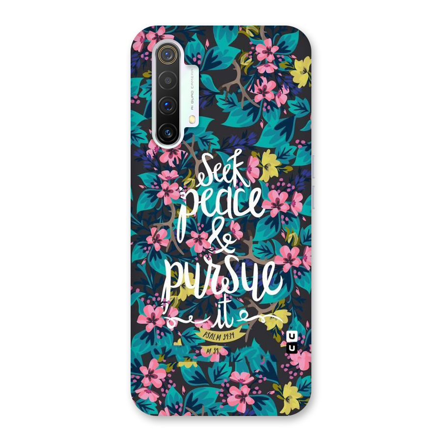 Seek Peace Back Case for Realme X3