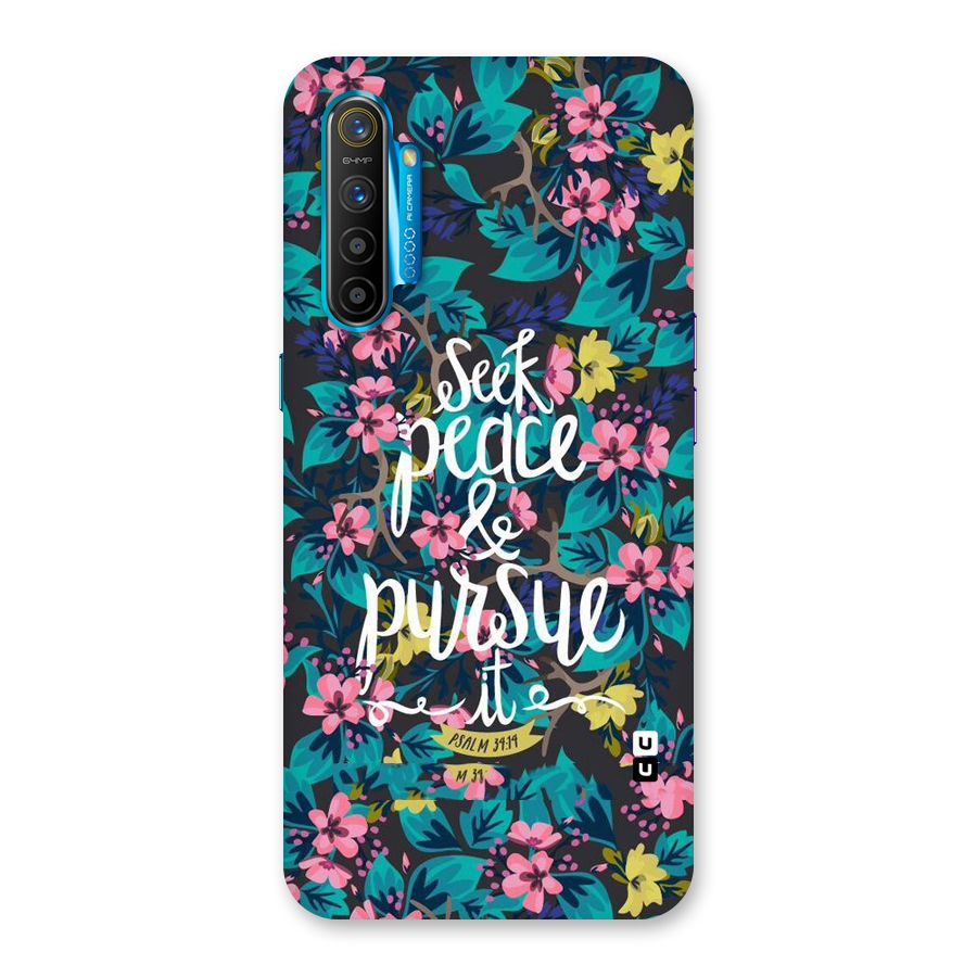 Seek Peace Back Case for Realme XT