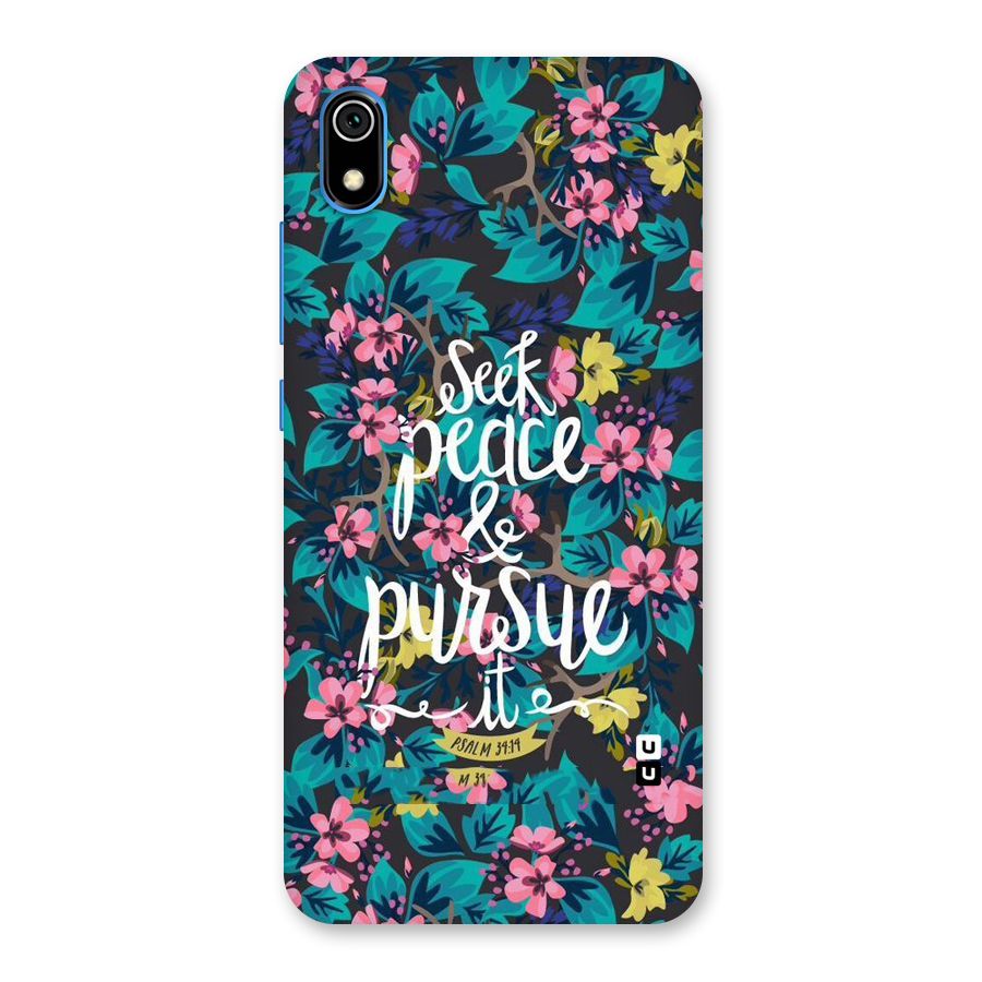 Seek Peace Back Case for Redmi 7A