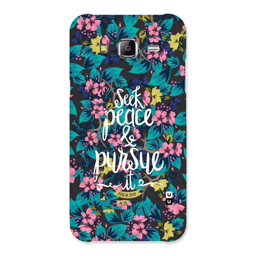 Seek Peace Back Case for Samsung Galaxy J5