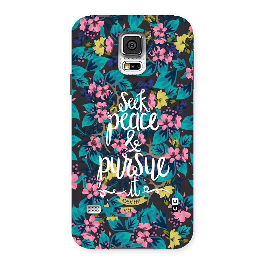Seek Peace Back Case for Samsung Galaxy S5