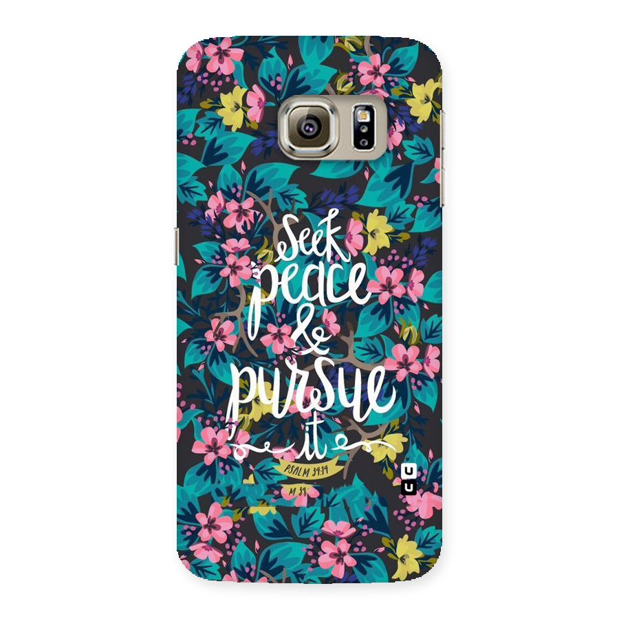 Seek Peace Back Case for Samsung Galaxy S6 Edge