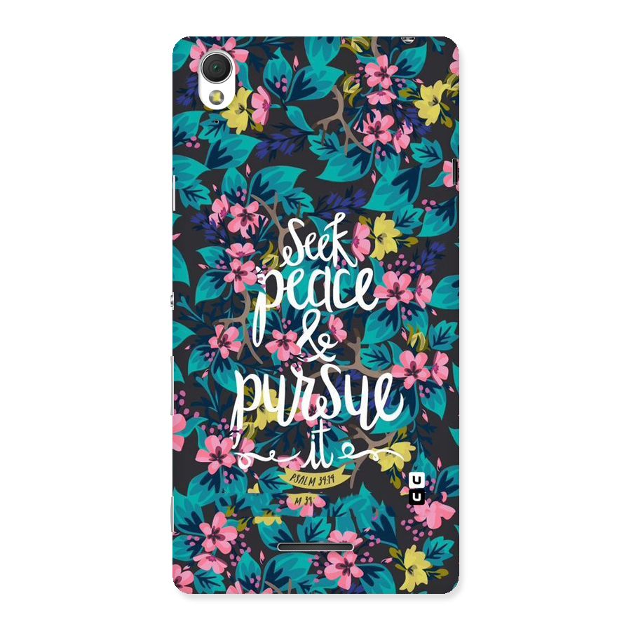 Seek Peace Back Case for Sony Xperia T3