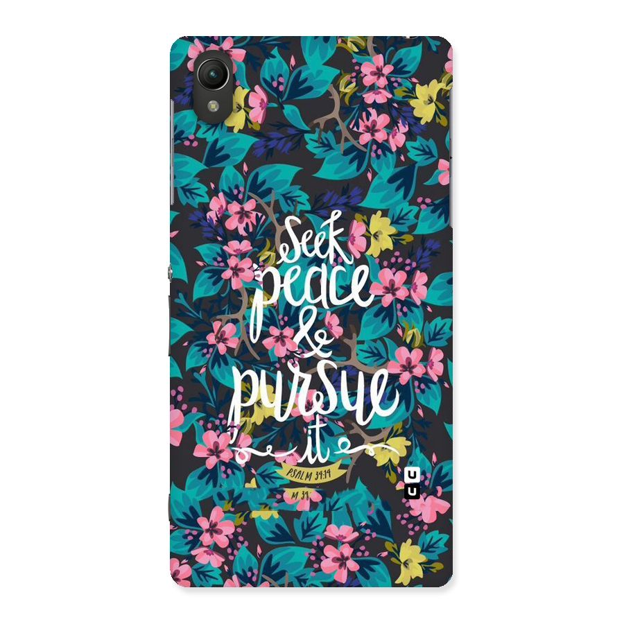 Seek Peace Back Case for Sony Xperia Z2