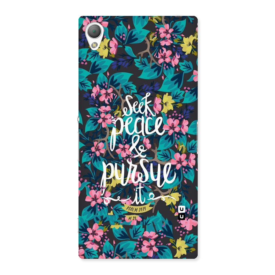 Seek Peace Back Case for Sony Xperia Z3
