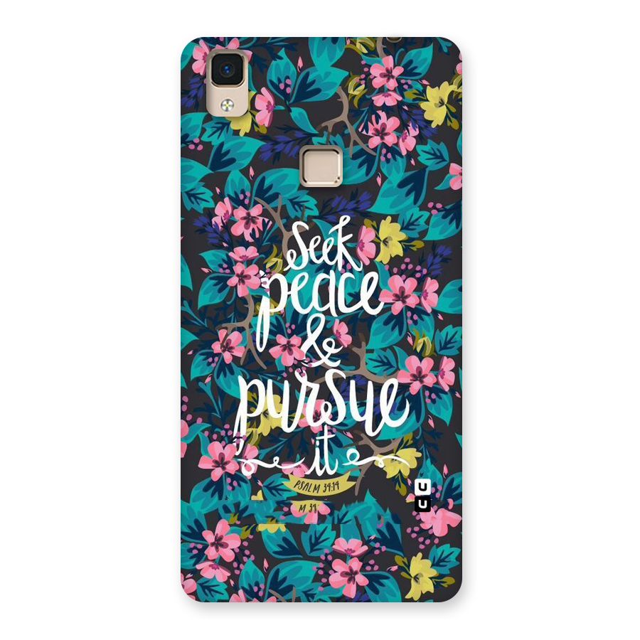 Seek Peace Back Case for V3 Max