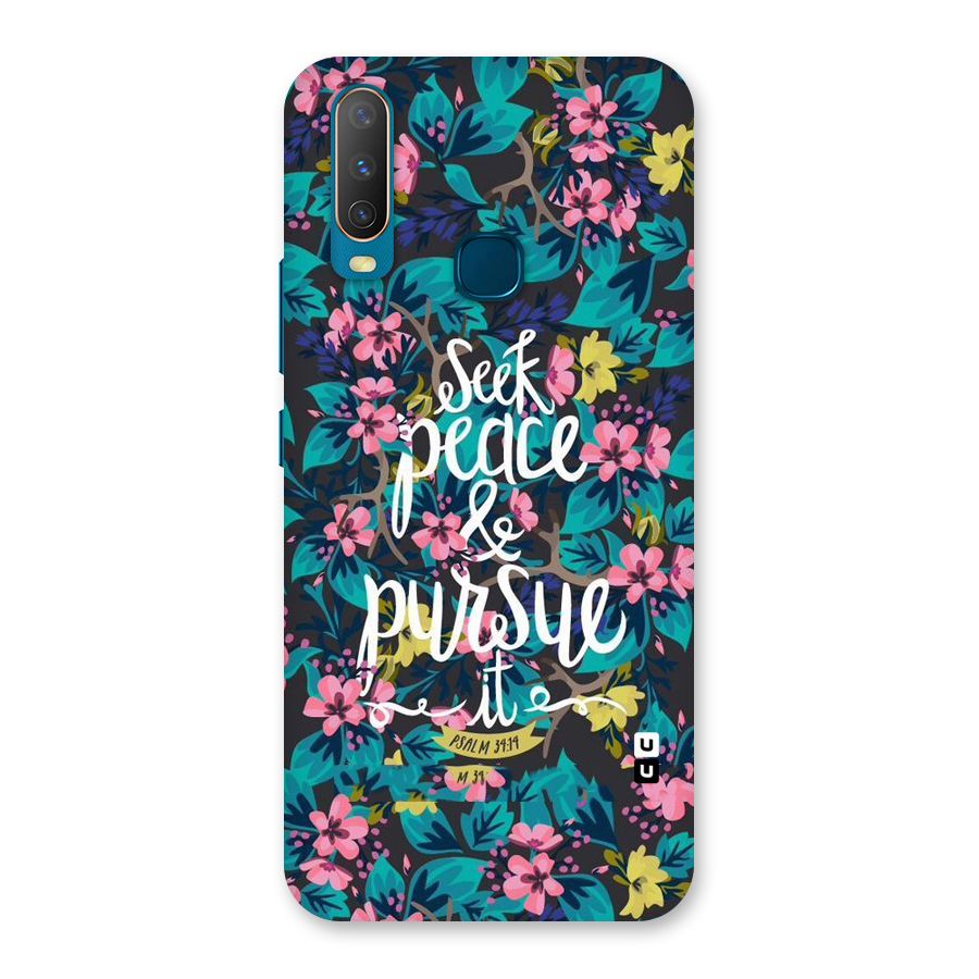 Seek Peace Back Case for Vivo U10
