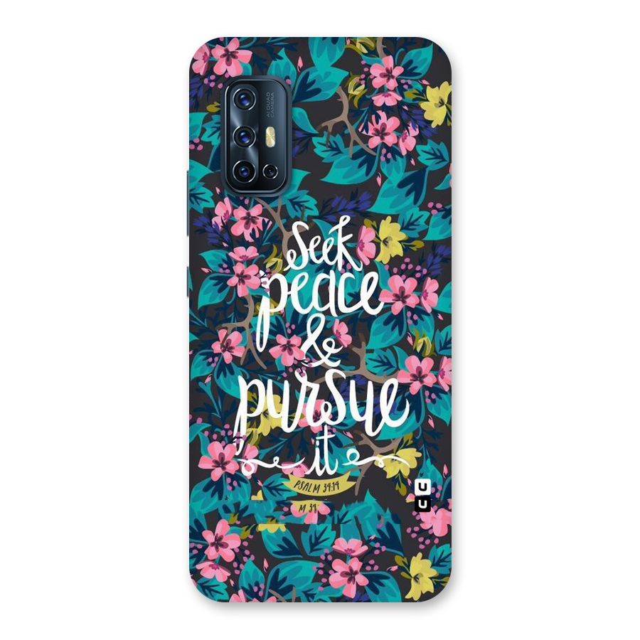 Seek Peace Back Case for Vivo V17