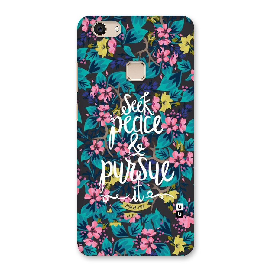 Seek Peace Back Case for Vivo V7