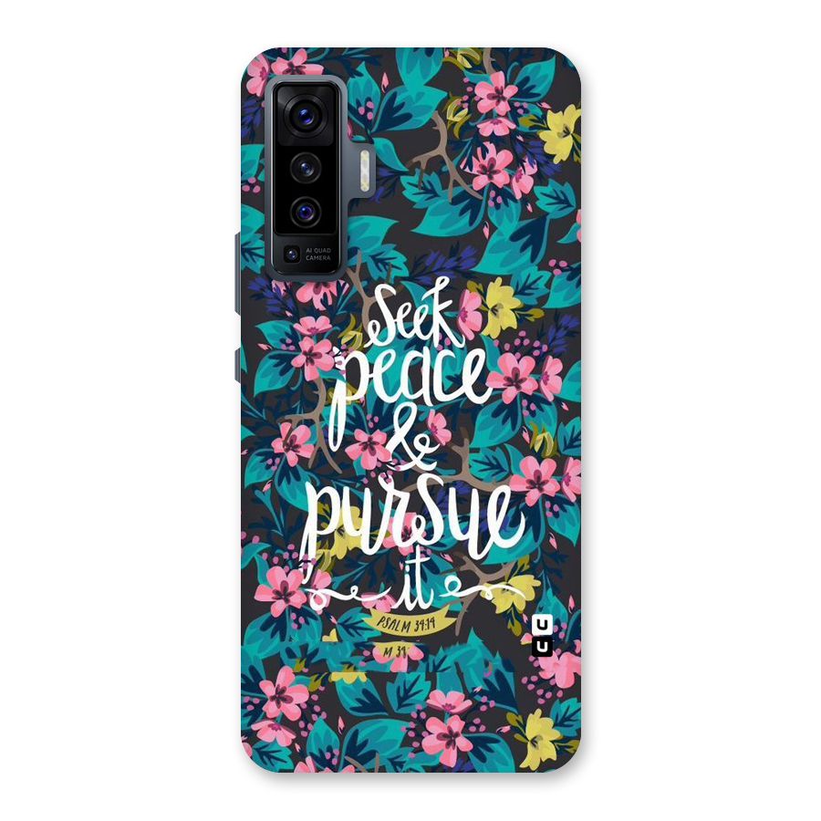 Seek Peace Back Case for Vivo X50
