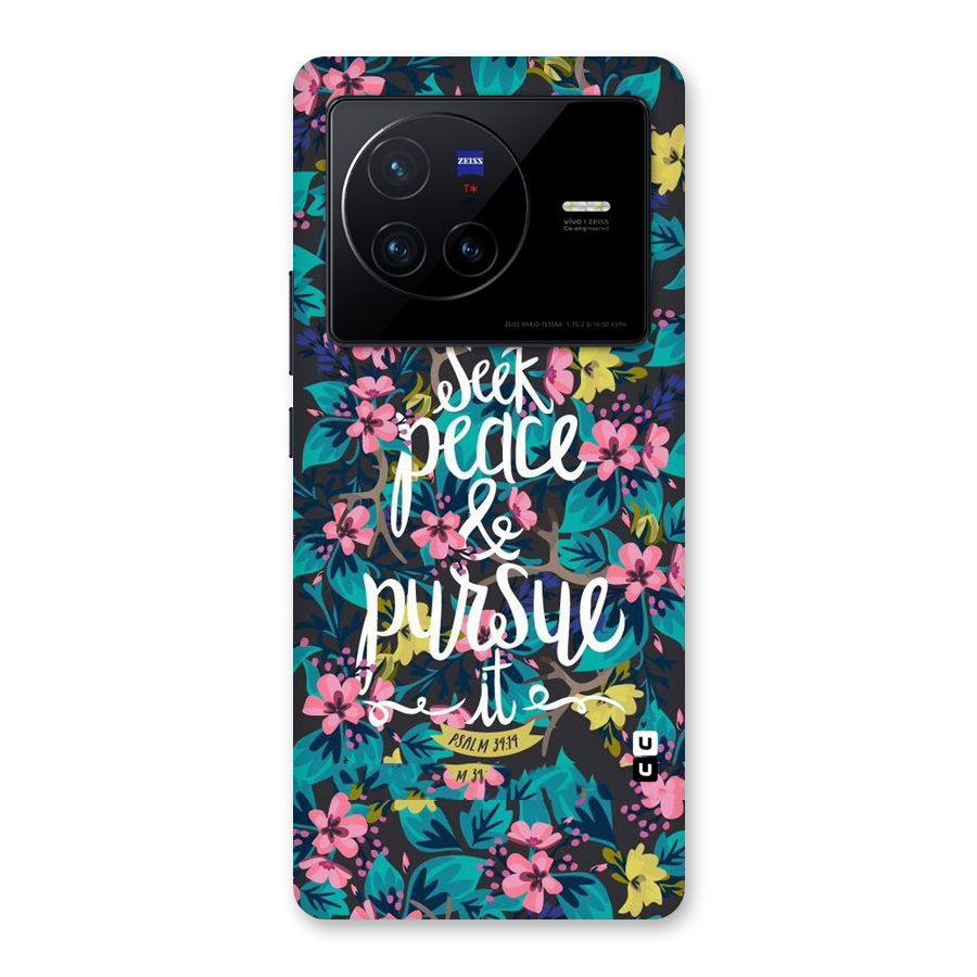 Seek Peace Back Case for Vivo X80
