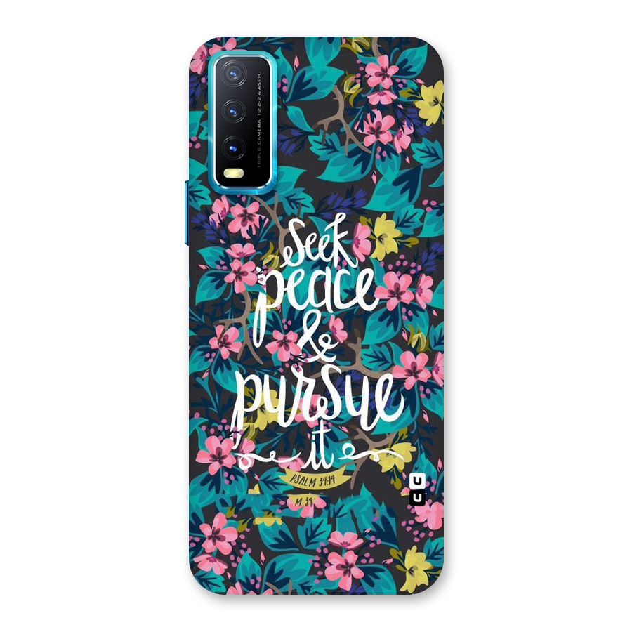 Seek Peace Back Case for Vivo Y20