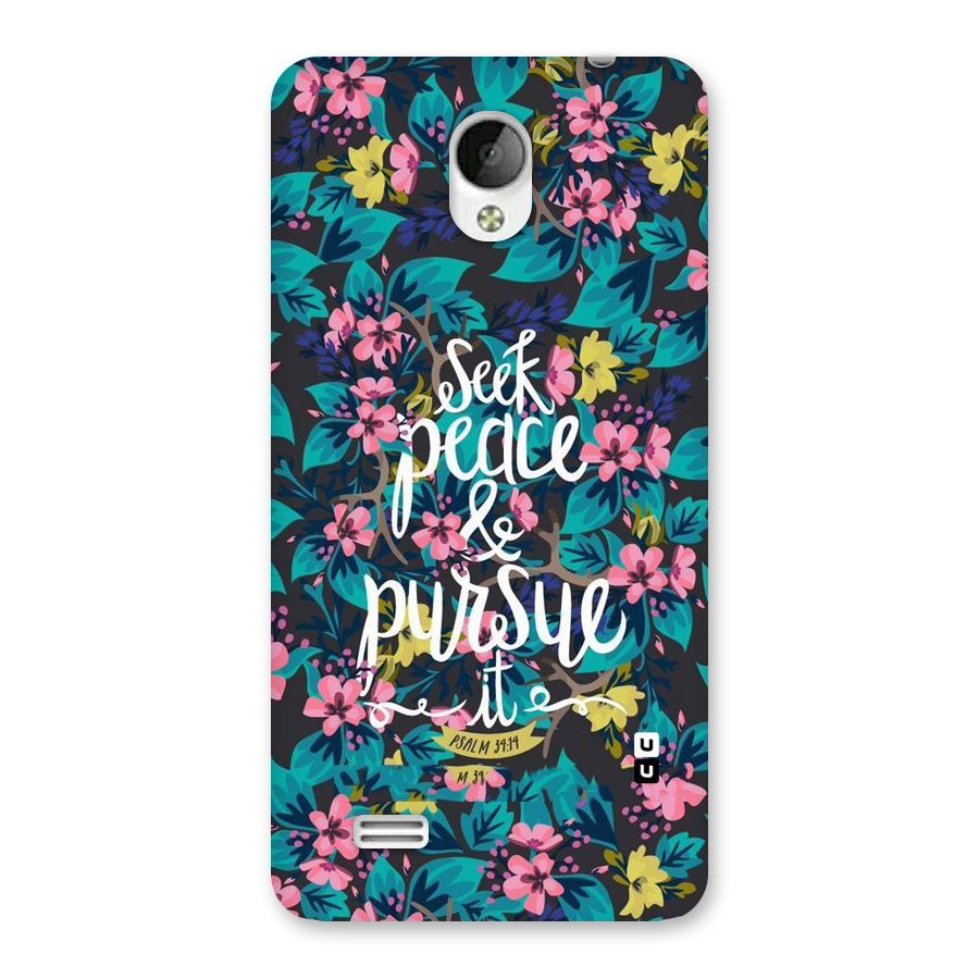 Seek Peace Back Case for Vivo Y21