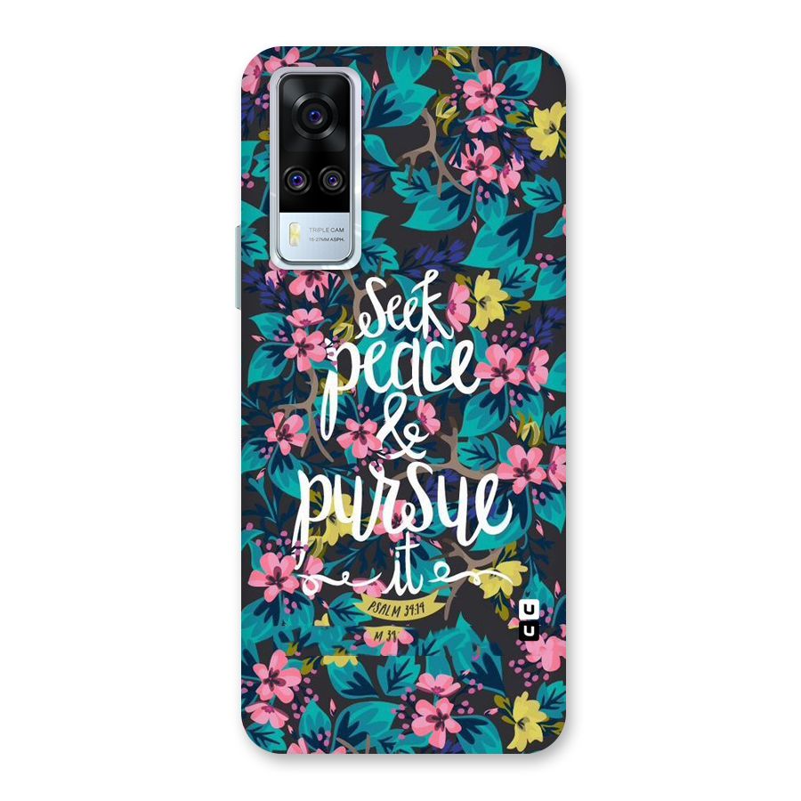 Seek Peace Back Case for Vivo Y31