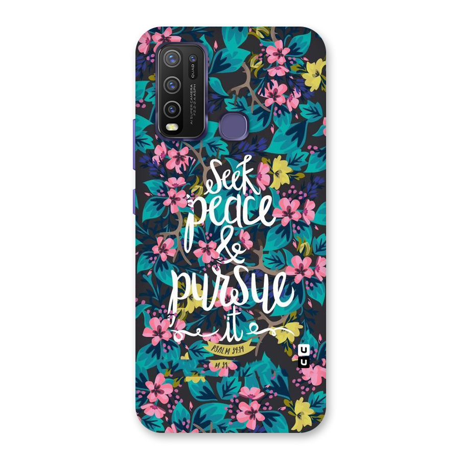 Seek Peace Back Case for Vivo Y50