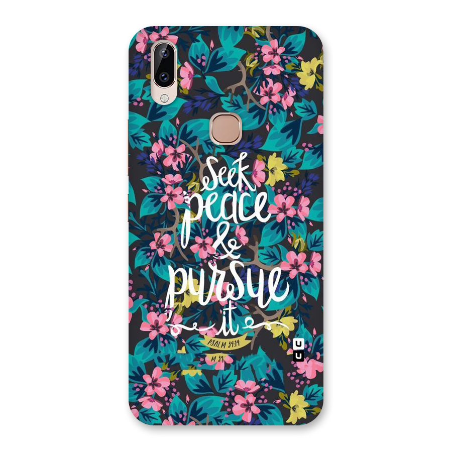 Seek Peace Back Case for Vivo Y83 Pro