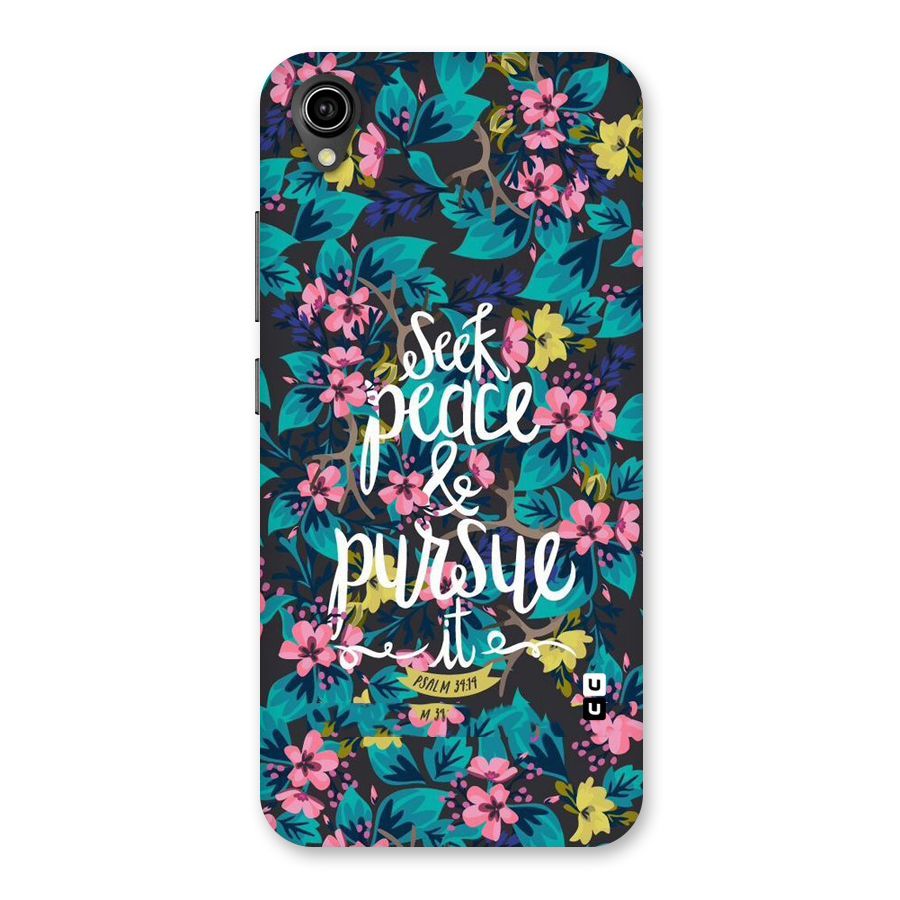 Seek Peace Back Case for Vivo Y90