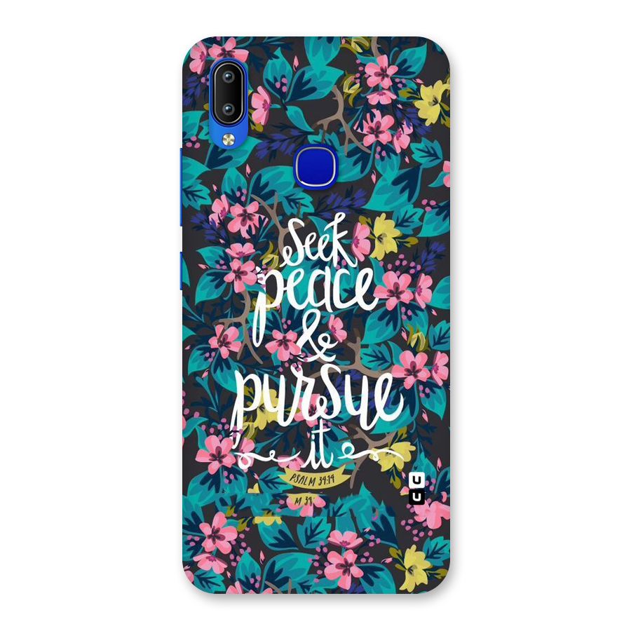 Seek Peace Back Case for Vivo Y91