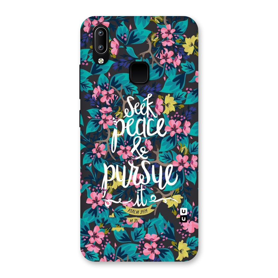 Seek Peace Back Case for Vivo Y93