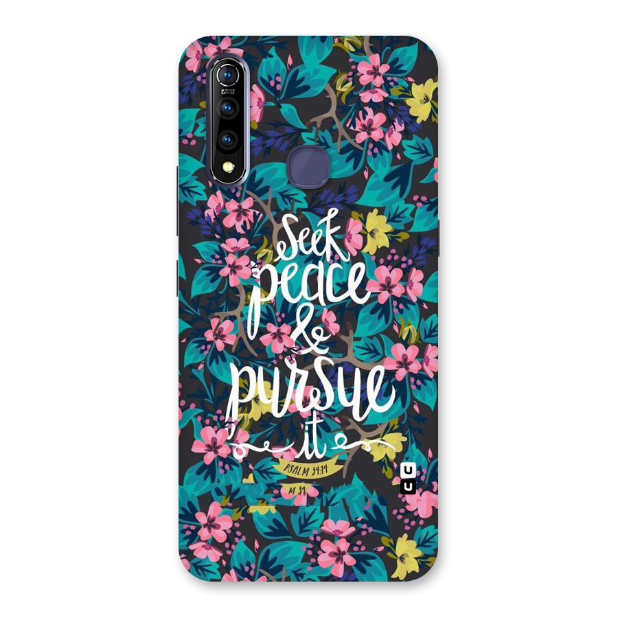 Seek Peace Back Case for Vivo Z1 Pro